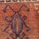 Burgundy & Red Vintage Persian Rug, 153x336Cm