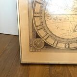 Planisphere on leather