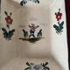 Set of 2 porcelain soap dishes with Breton couple motifs