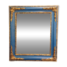 Small antique gilded patinated mirror