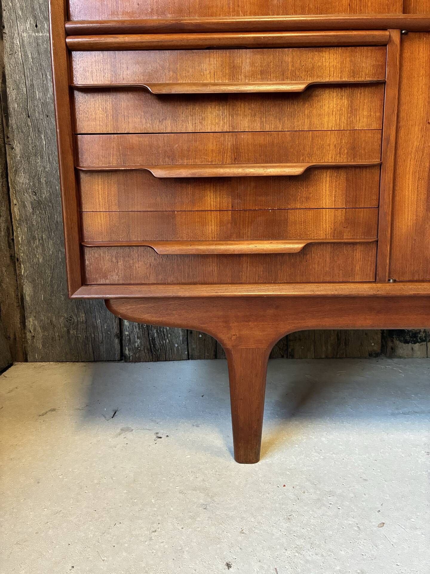 Enfilade, buffet en teck