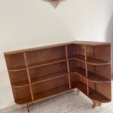 Corner bookcase shelf from the 60s ART DECO
