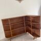 Étagère bibliothèque d’angle des années 60 ART DÉCO
