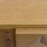 Mid-century brutalist oak sideboard