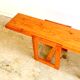 Edvin Helseth pine bench model Trybo, for the Trysil ski resort, Norway, 1964