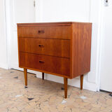 Scandinavian teak chest of drawers