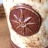 Roger Guerin enamelled ceramic mugs