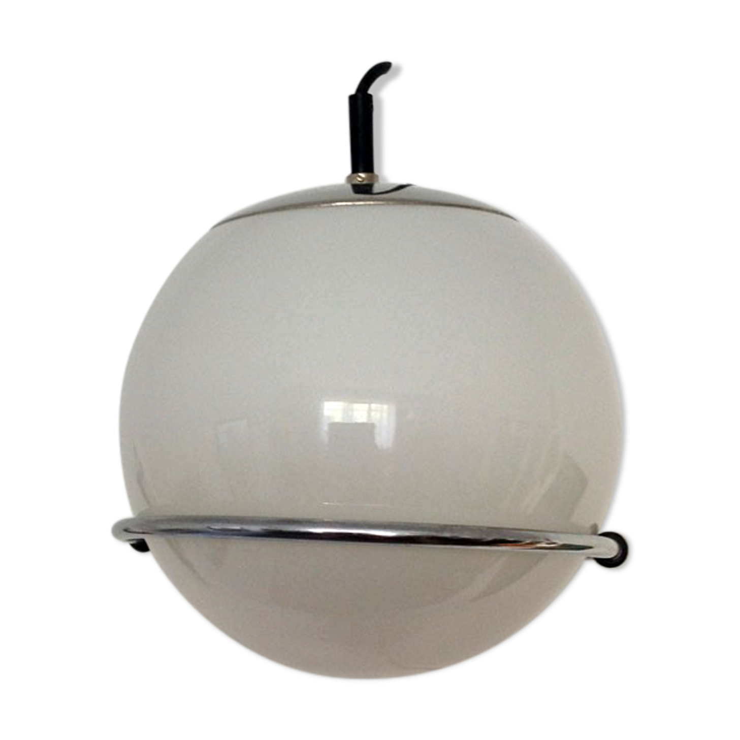 Wall lamp Raak opaline and chrome