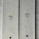 Pair of vintage Paris porcelain cleanliness plates