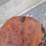 Brutalist style tripod stool