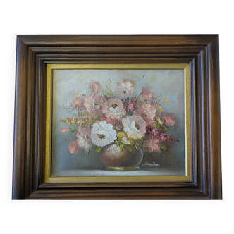 Sanders oil painting with certificate of authenticity perfect condition