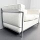 LC2 2-seater sofa by Le Corbusier for Cassina, Italy, 2000s