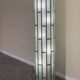 Architectural stained glass floor lamp