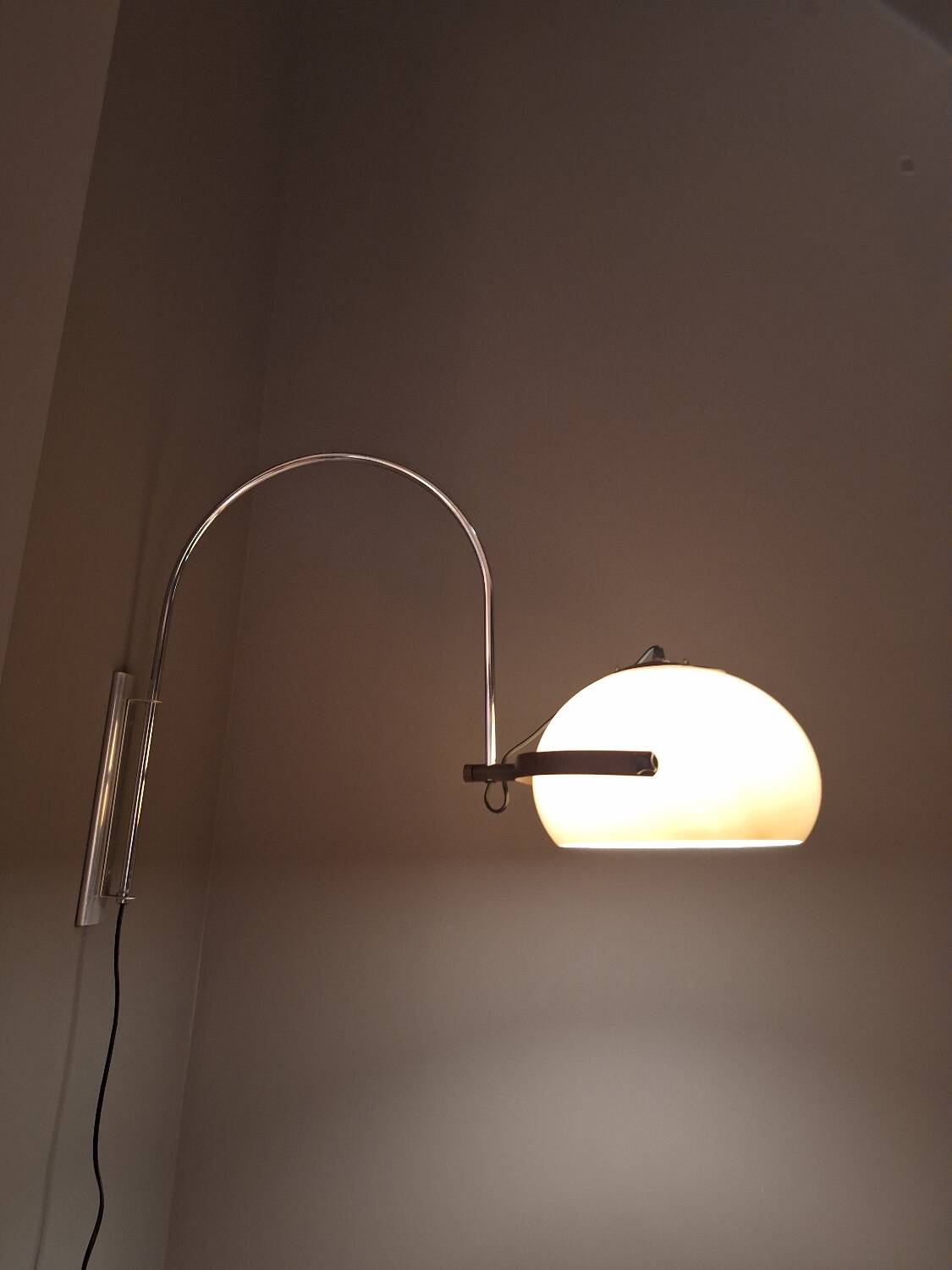 Vintage mushroom wall light