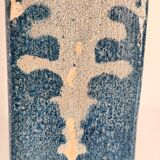 Square ceramic artisan vase