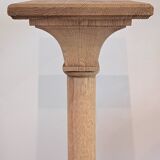 Light oak wood column