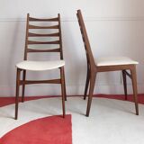 Set of 4 vintage teak chairs by Benze Sitzmobel.
