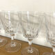 Red wine glasses crystal arques model Versaille
