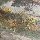 Oil on canvas Vendée landscape