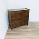 Vintage Scandinavian wooden shoe cabinet