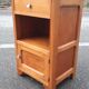 Golden oak 1950s bedside