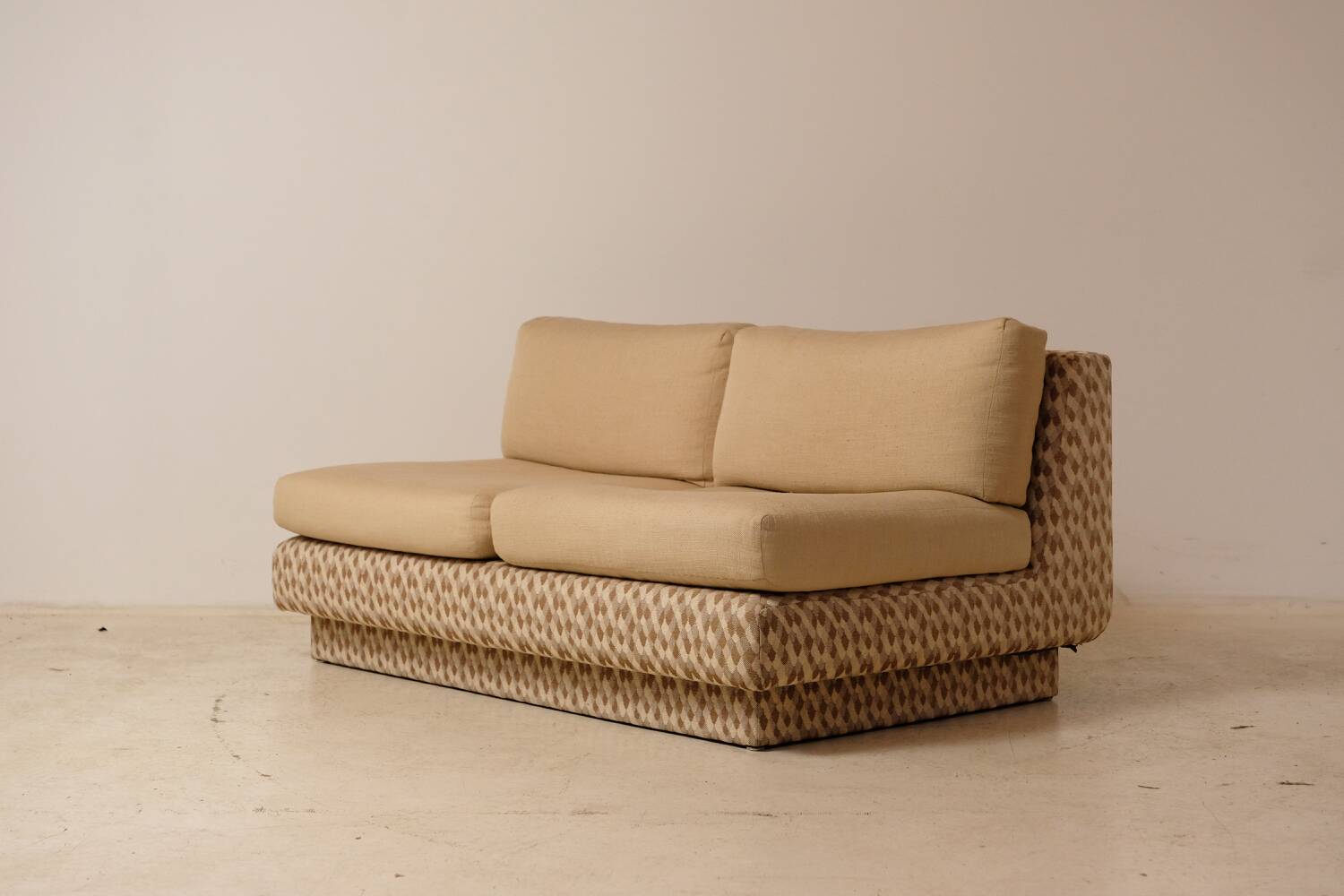 Banquette canapé 2 places 1970