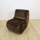 Italian velvet lounge chair, 1970s