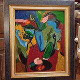 Adrien Seguin 1926-2005 Still life signed dated 1992