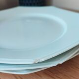 3 large plates limoges france