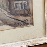 Aquarelle Montmartre, signed