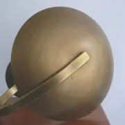 Brass table lamp, model Hillebrand 7613, 1960s