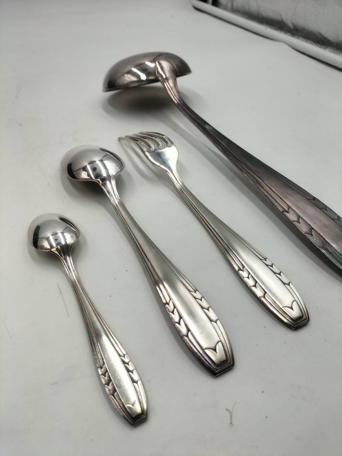 Ménagère métal argenté art deco