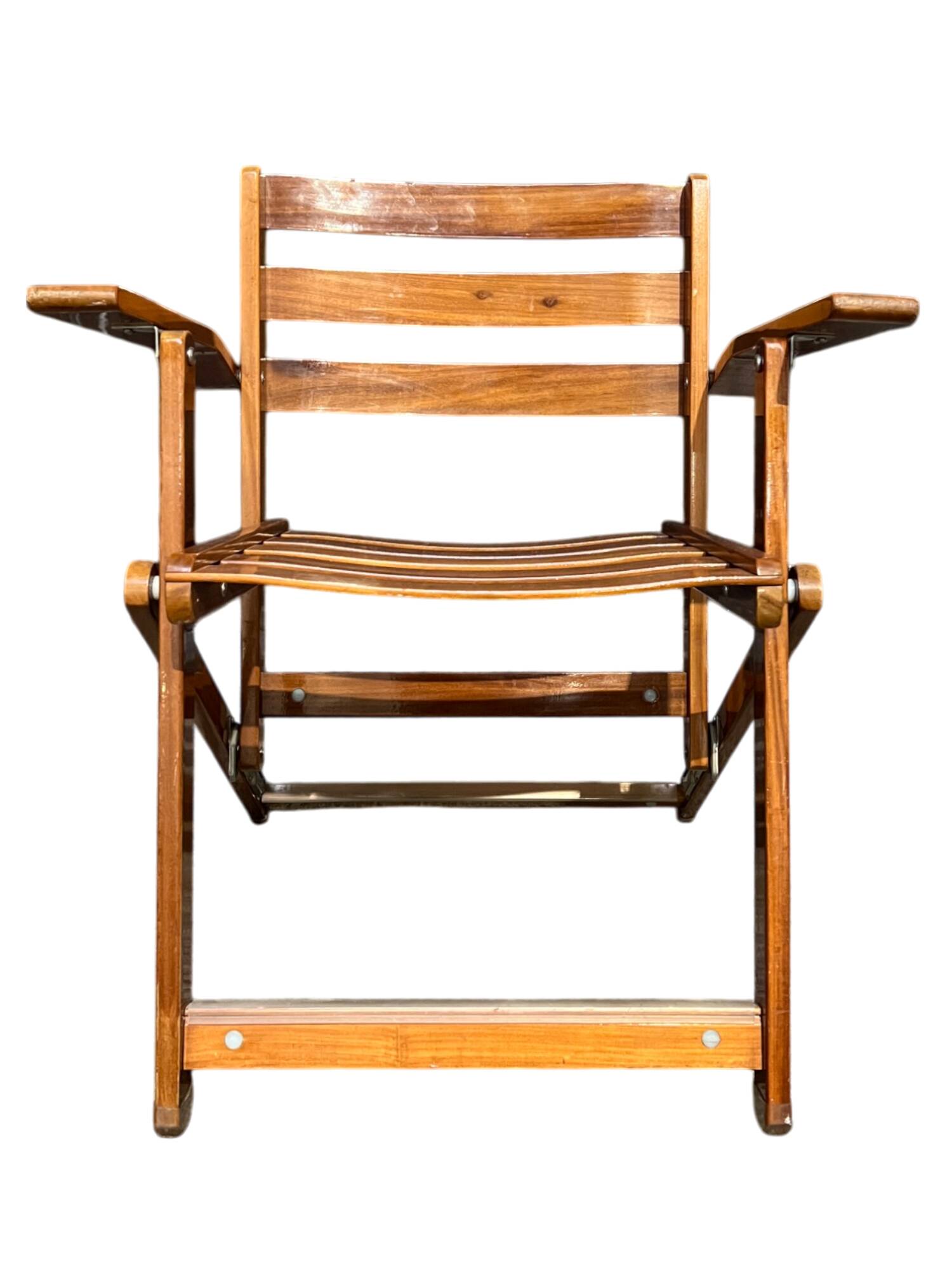Set of two folding armchairs from the Reguitti brand