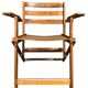 Set of two folding armchairs from the Reguitti brand