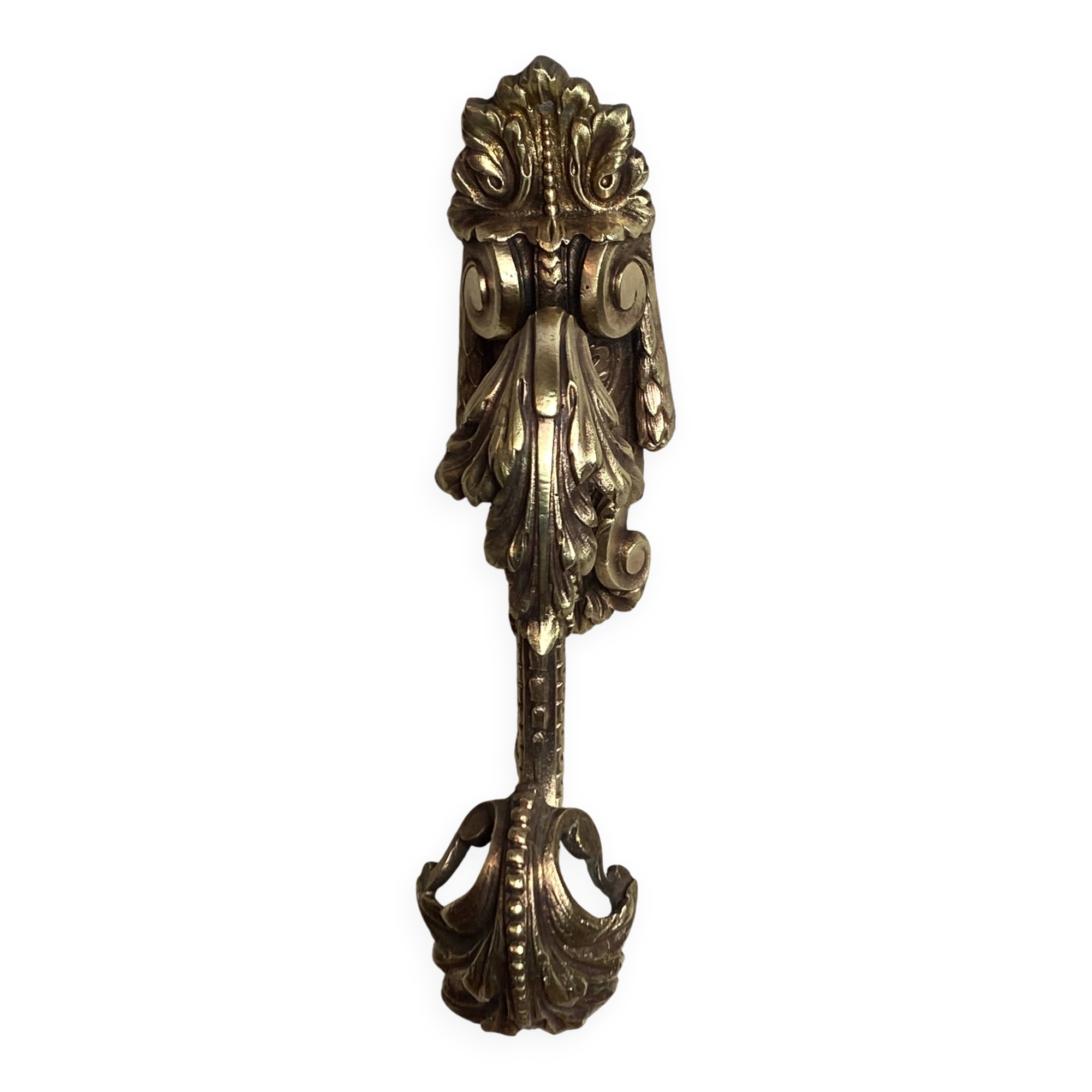 Golden bronze coat hook, 19th century
