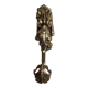 Golden bronze coat hook, 19th century