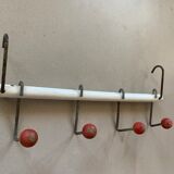 Vintage wood tea towel holder