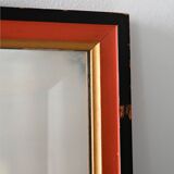 1930s Scandinavian Deco Painted Wood Mirror