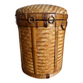 Coffre en osier