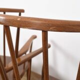 Fan armchairs signed armchair baumann