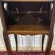 19th-century bedside table in cherry wood
