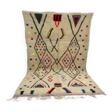 Handmade wool berber rug 260 x160 cm