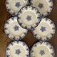 Flat ironstone plates "Rouen" Jules Vieillard Bordeaux