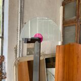 Memphis 80s pink and marble floor lamp