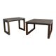 Set of vintage stone side tables, 1970s