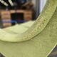 canapé vintage vert mousse
