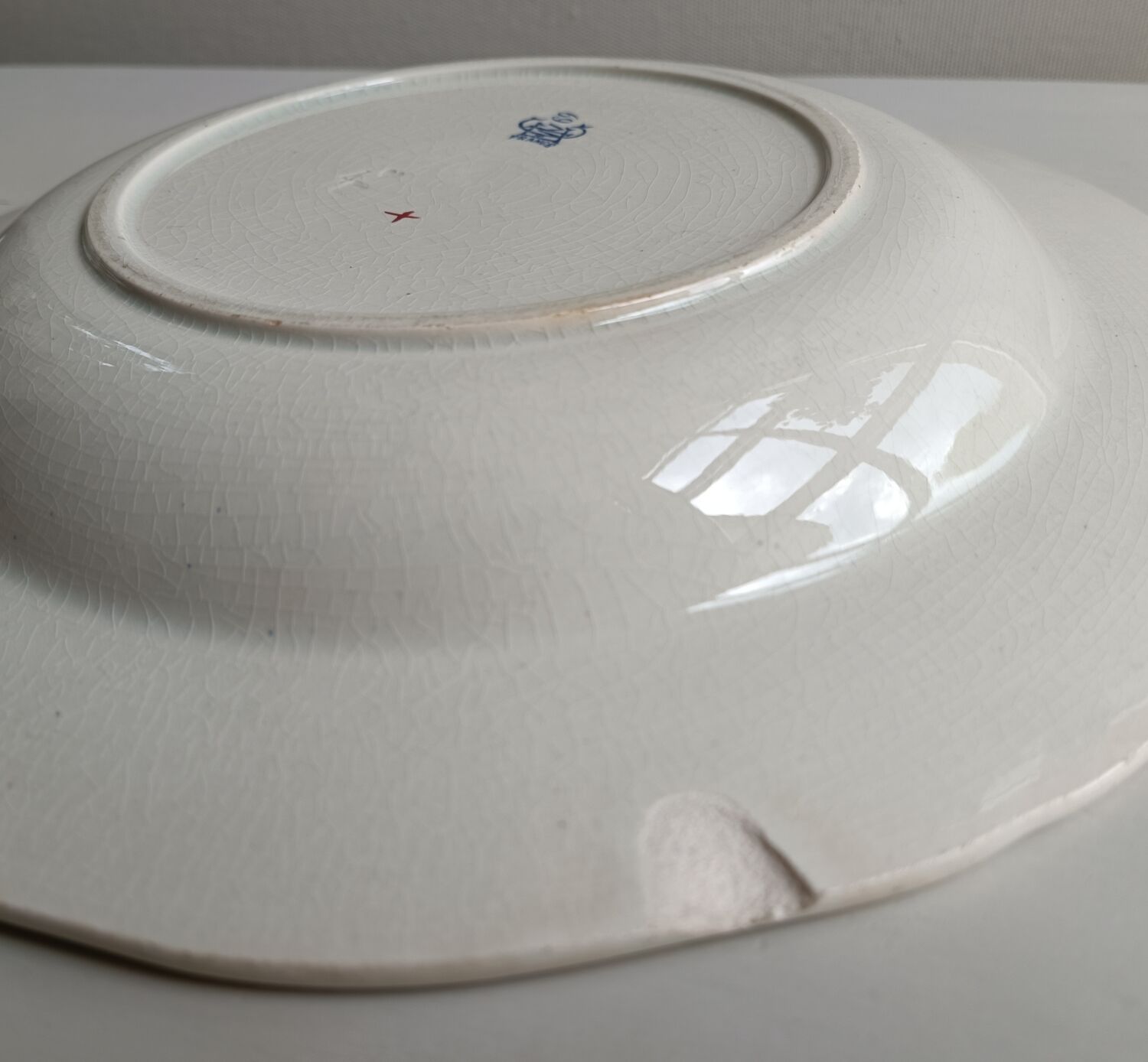 Round and ravier dish assorted in Gien earthenware