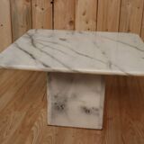White marble coffee table