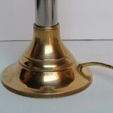 Opaline brass lamp
