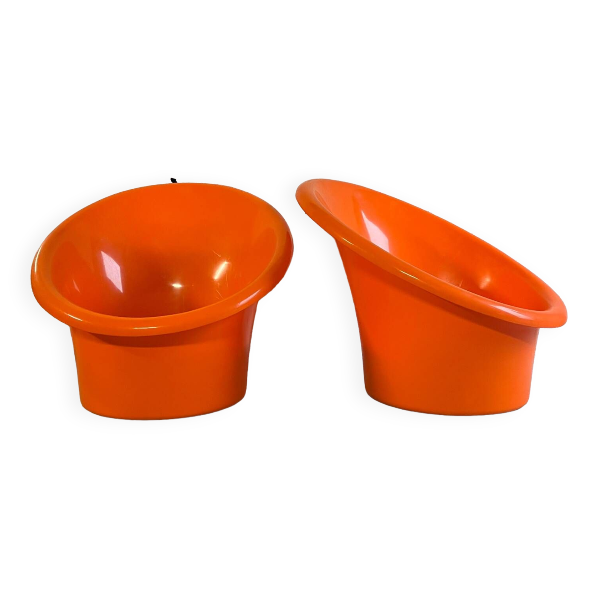 Pair of SKOPA armchairs by Ole Gjerløv-Knudsen & Torben Lind for IKEA 1970